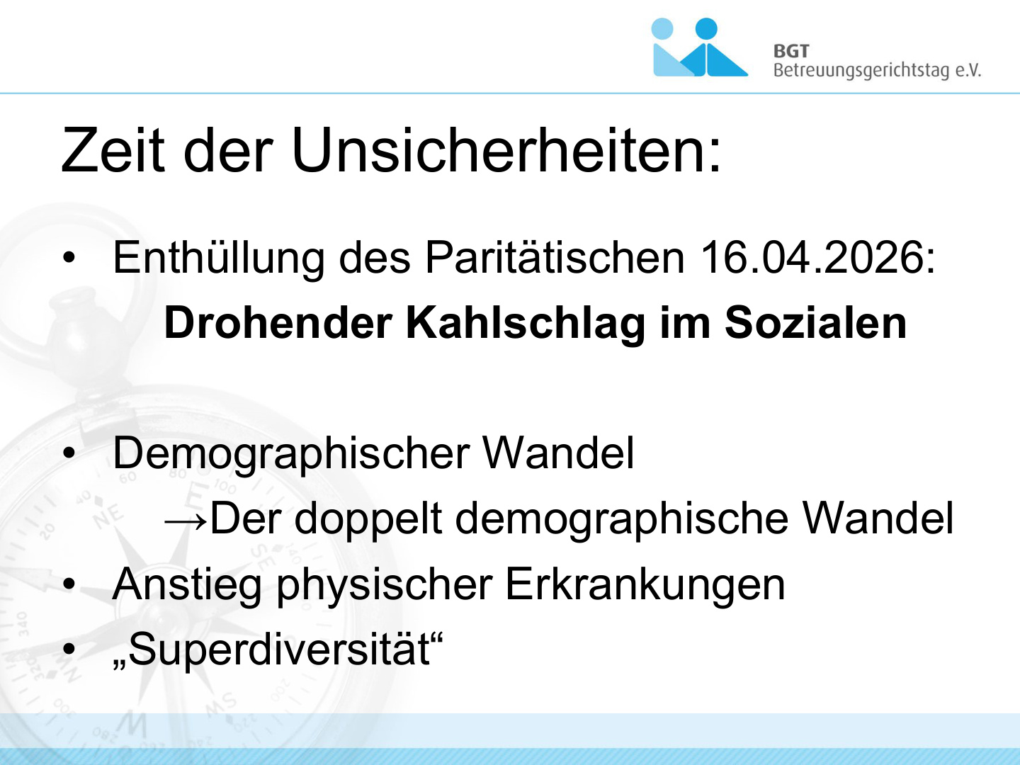 Prof. Brosey Quo Vadis - Zukunftsvision Betreuungsbehörde S.3